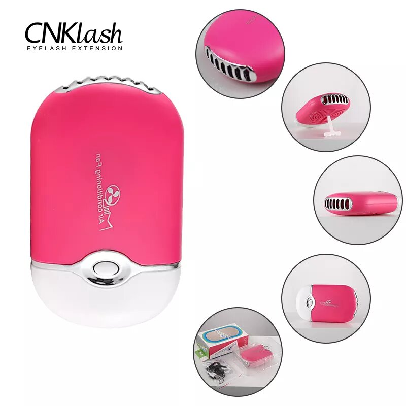 Eyelash Extension Remover At Home - ミニUSB速乾性まつげファン,まつげエクステ,接着剤,専用ドライヤー,ブロワー,メイクアップアクセサリー