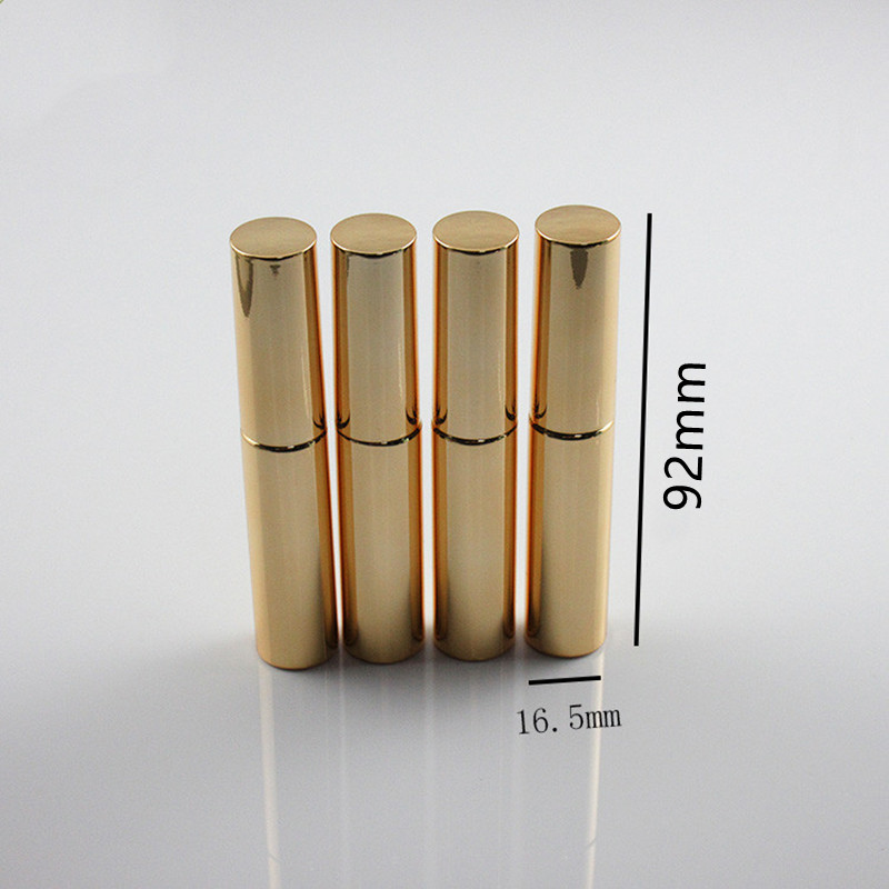 Eyelash Extension Eyeliner - アイライナー用の空のつけまつげボトル,8ml,ゴールドボトル,液体用,流体容器,アイメイクパッケージ,卸売