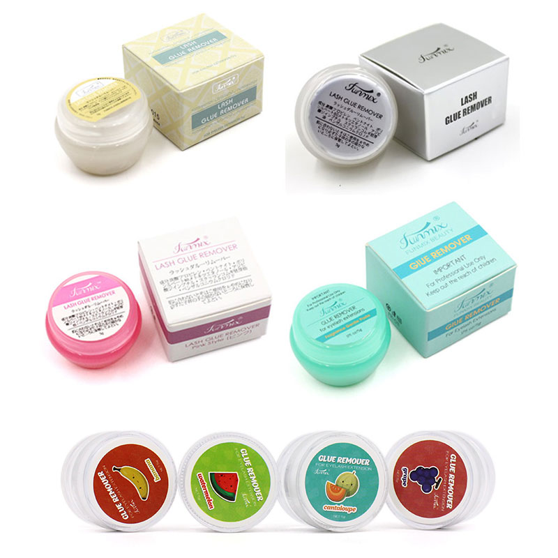 Eyelash Extension Remover Gel - つけまつげ用グルーリムーバー,プロの化粧品,5g,10個,エクステンション用の香りと香り,刺激のないクリーニングクリーム