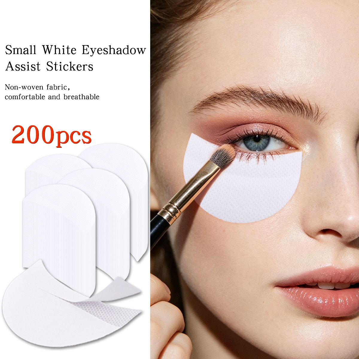 Eyelash Extension Eyeliner - 150/100枚入り アイライナー保護アイシャドウパッチ、メイクアップアイソレーションステッカー、まつげエクステ用不織布アイパッチ