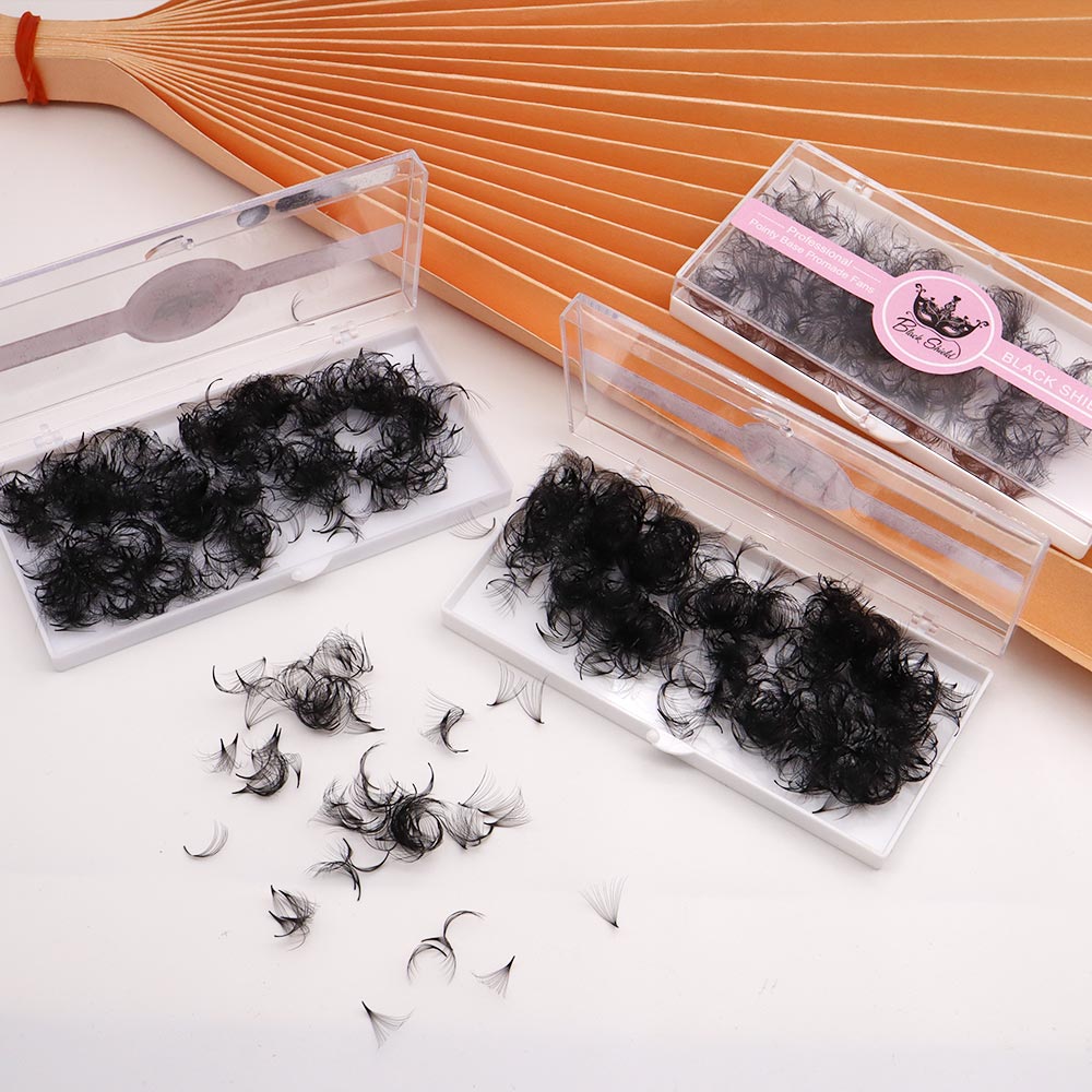 Eyelash Extension Remover At Home - 女性のための偽のミンクのまつげエクステ,細い先端のベース,ルーズなファン,シャープ,狭い茎のクラスター,ロシアのボリューム,3-20d,1000ファン