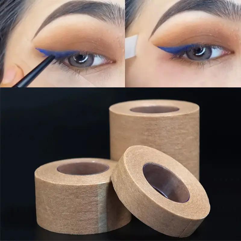 Eyelash Extension Eyeliner - 1 ロールアイシャドウプロテクターテープステッカーアイメイクアップツールアイライナーまぶたテープまつげエクステンションパッチ 9 メートル美容アプリケーションツール