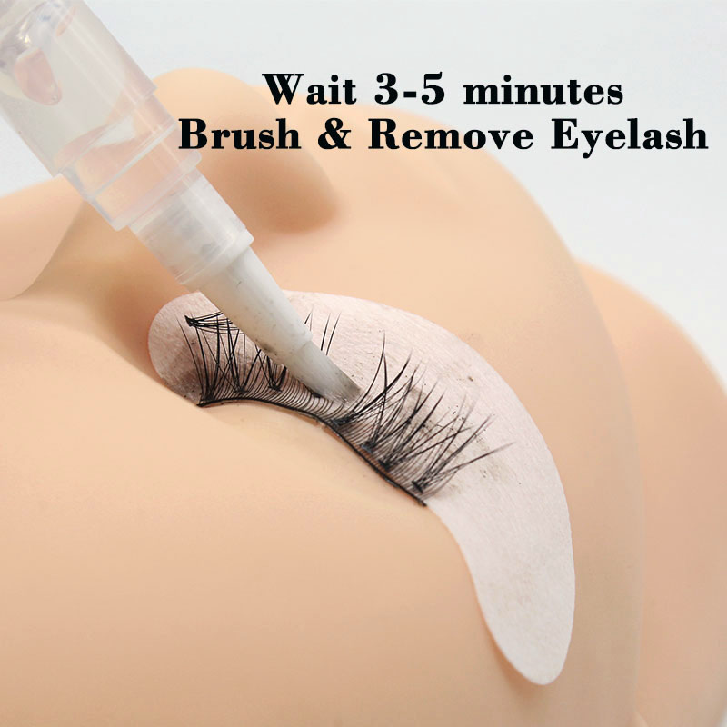 Eyelash Extension Remover Gel - ナビナセーフラッシュグルーリムーバーブラシジェルリムーバーペンまつげエクステンション 8 ミリリットル高品質プロフェッショナルグルーリムーバーグラフトまつげ