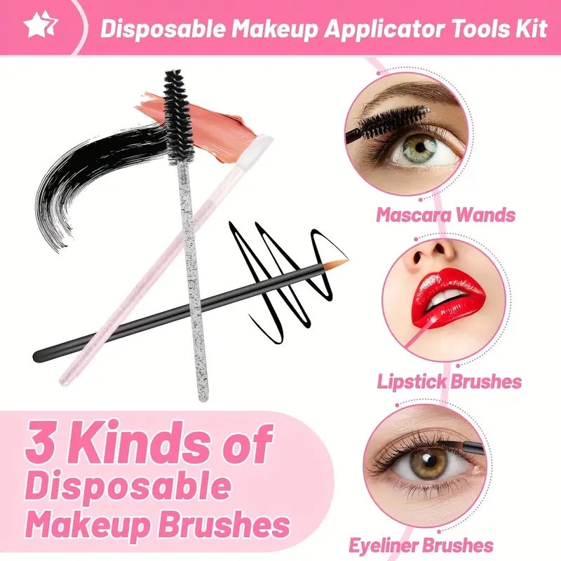 プロのメイクブラシのセット,眉毛と唇のブラシ,ヘアピン,まつ - Eyelash Extension Eyeliner のレビューと価格