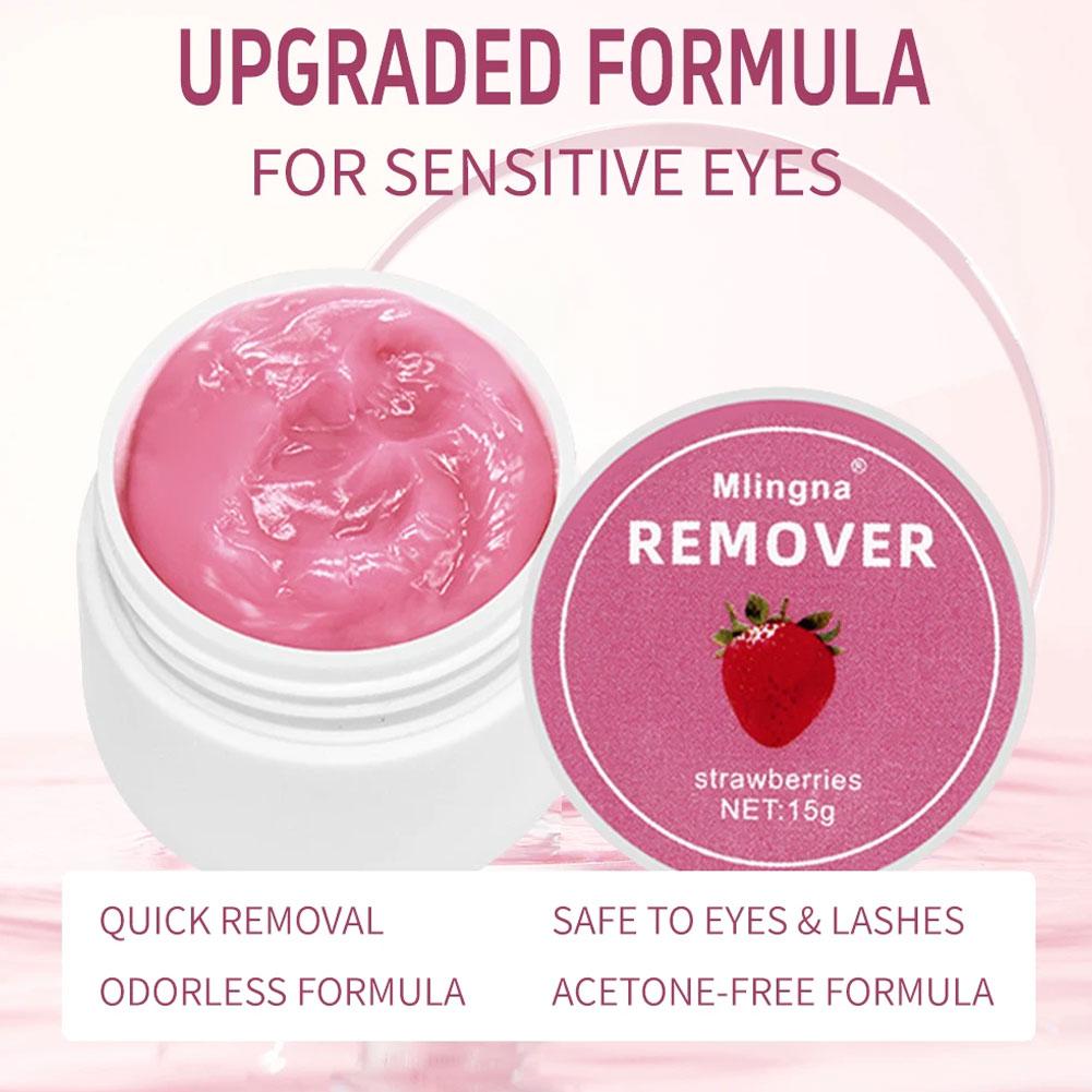 15 グラムまつげ接着剤除去クリームプロフェッショナルまつげ - Eyelash Extension Remover Gel のレビューと価格