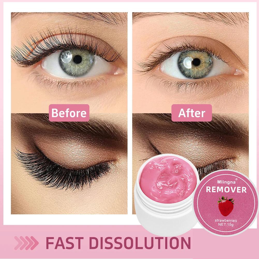 15 グラムまつげ接着剤除去クリームプロフェッショナルまつげ - Eyelash Extension Remover Gel のレビューと価格