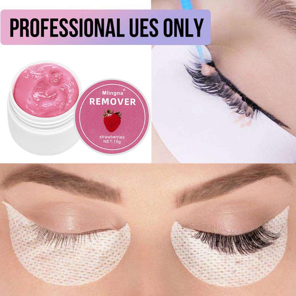 15 グラムまつげ接着剤除去クリームプロフェッショナルまつげ - Eyelash Extension Remover Gel のレビューと価格