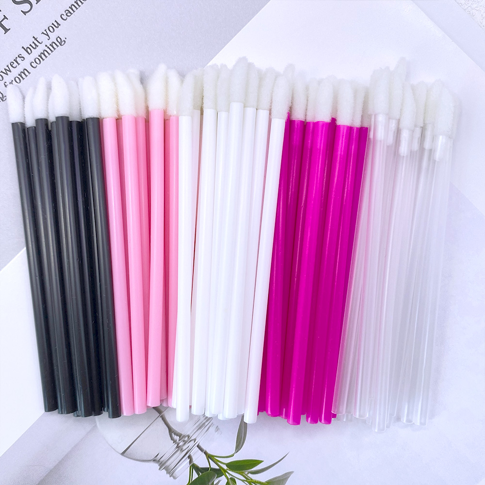 50/500 個使い捨てリップブラシまつげエクステンションメ - Eyelash Extension Eyeliner のレビューと価格