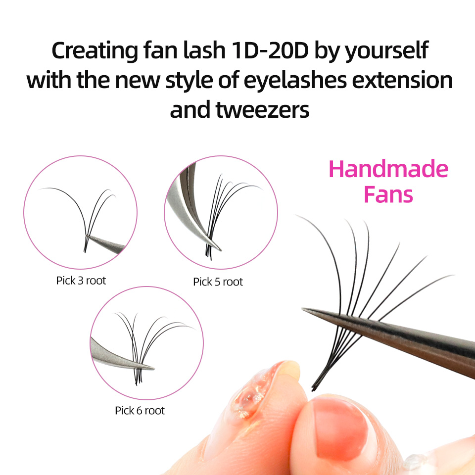 Rujade-ロシアのボリュームまつげエクステ,5ケース/バ - Eyelash Extension Remover At Home のレビューと価格